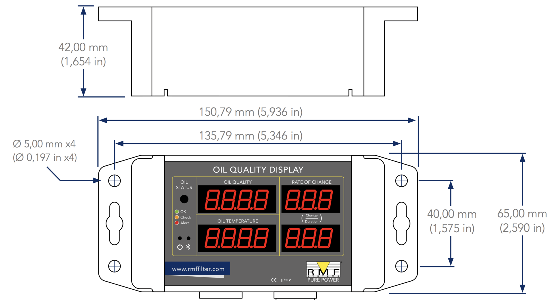 SOL-i Ölsensor, Ölqualitätsdisplay, Ölzustandssensor, OQD