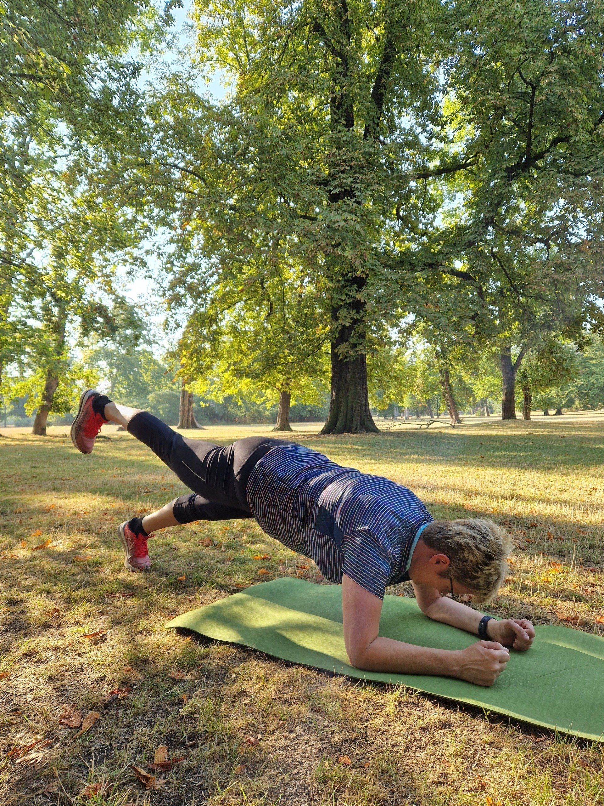 Core-Training an der frischen Luft