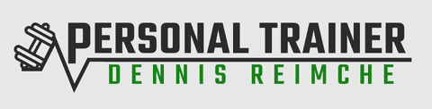 Logo Logo Personal Trainer Dennis Reimche mit weißem Hintergrund