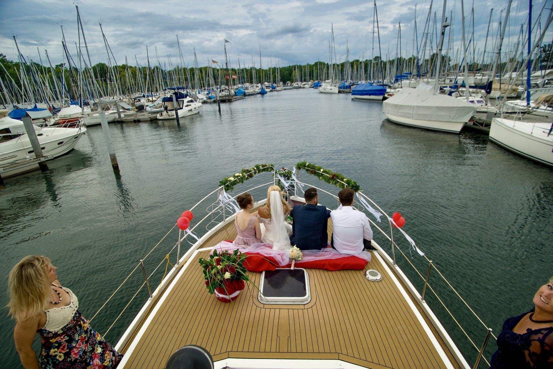 Bodensee Motorboot Charter, Bodensee Yachtcharter, Heiratsantrag Bodensee, Dinner for 2 Bodensee