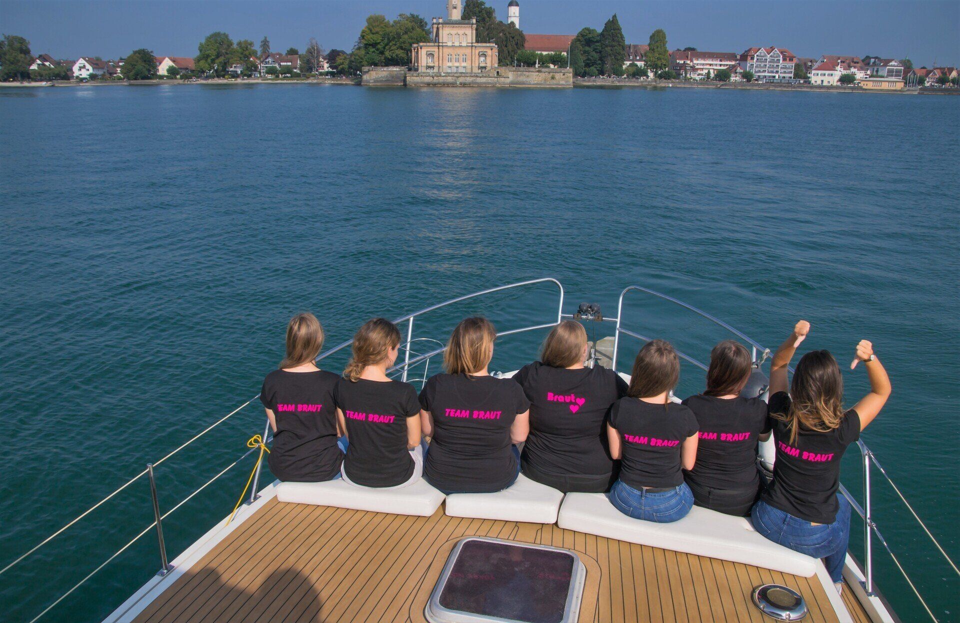 Bodensee Motorboot Charter, Bodensee Yachtcharter, Heiratsantrag Bodensee, Dinner for 2 Bodensee