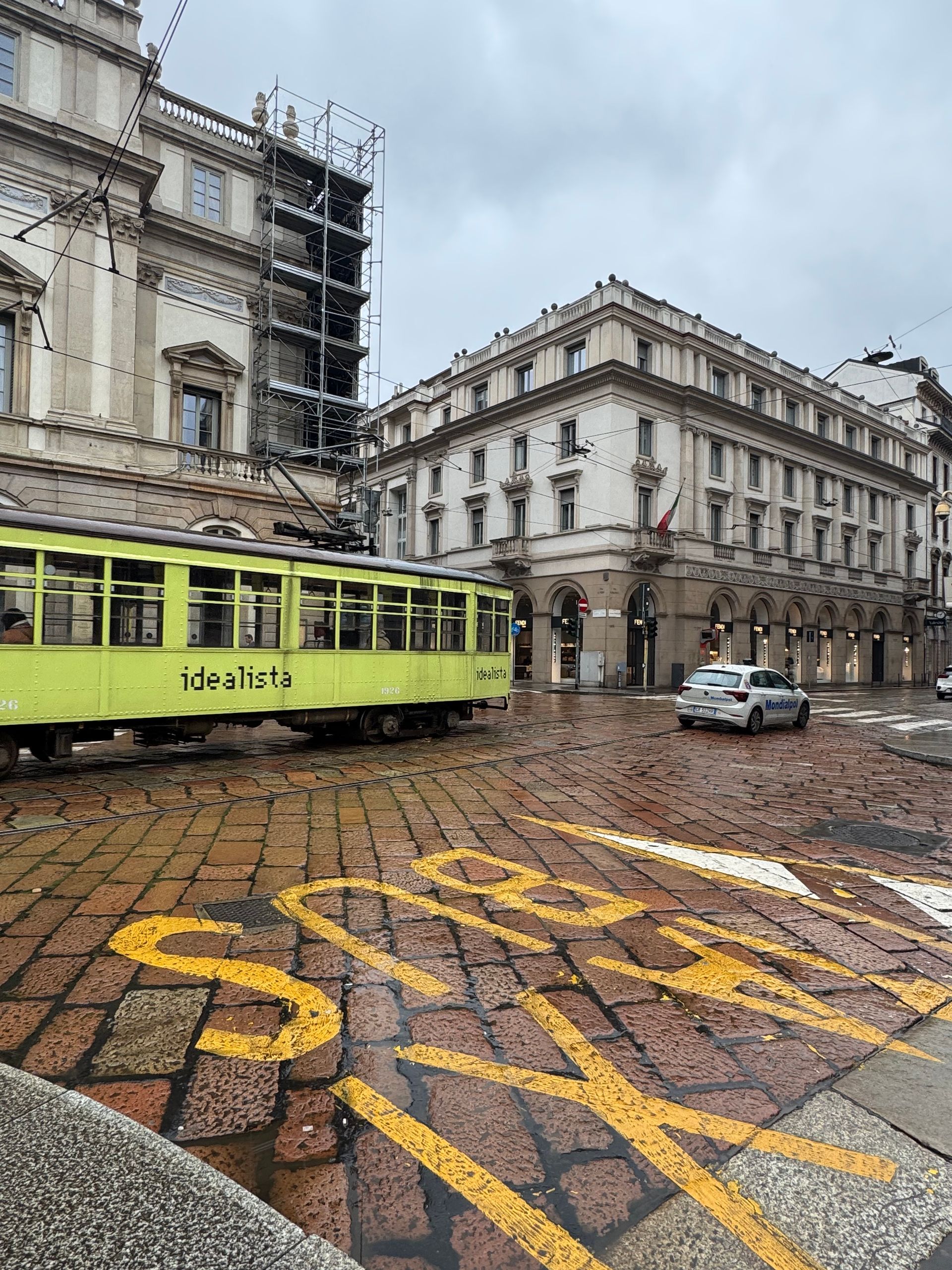 Tram verde a Milano