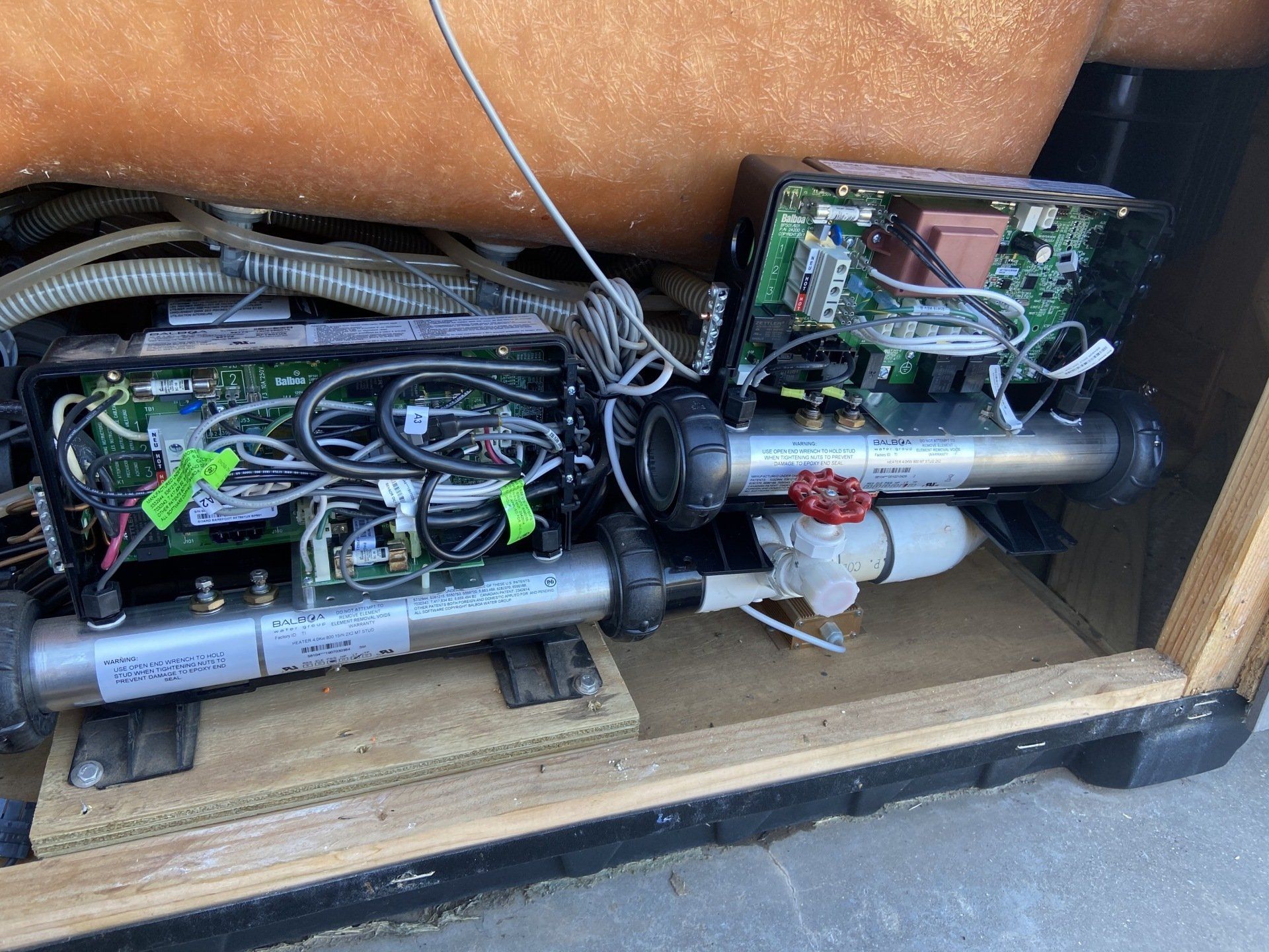 hot tub heater repair