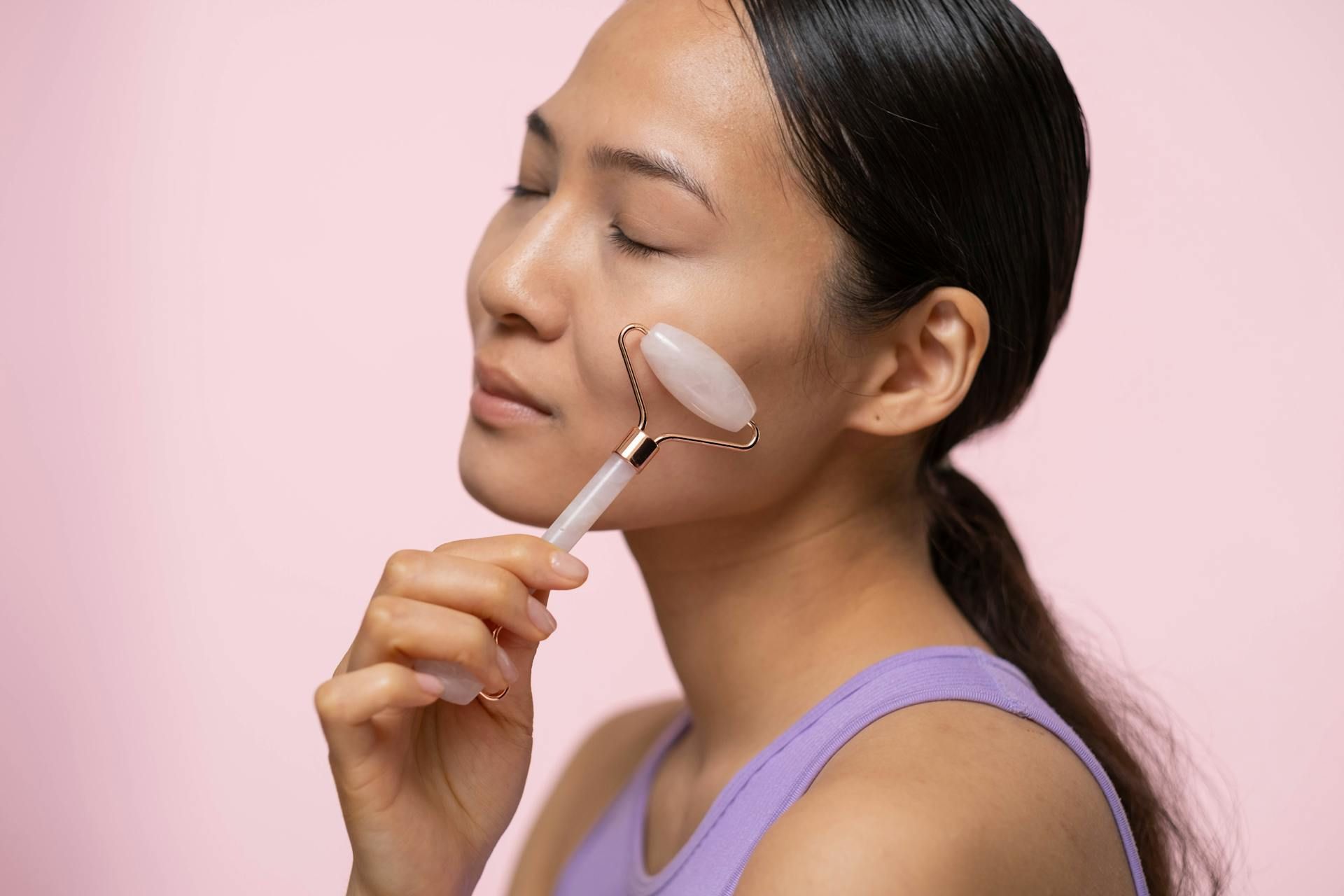 Mujer rutina coreana