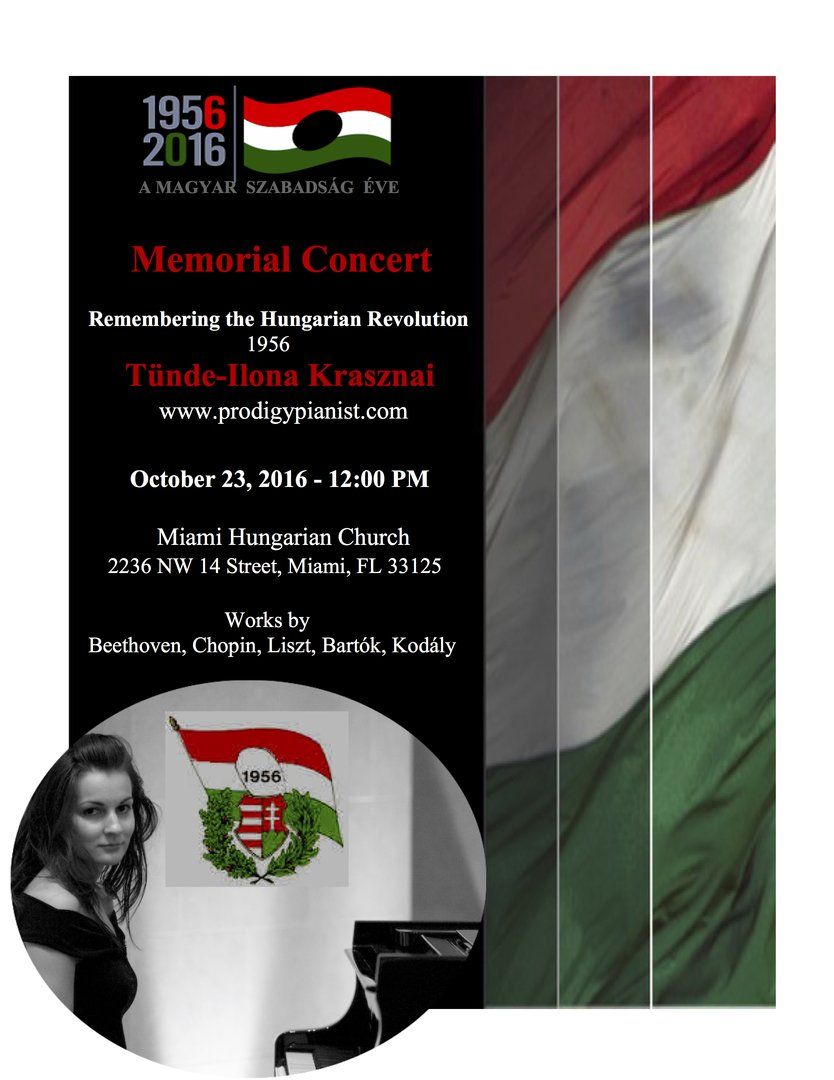 Krasznai Tunde Ilona Miami Florida 1956 Emlékkoncert