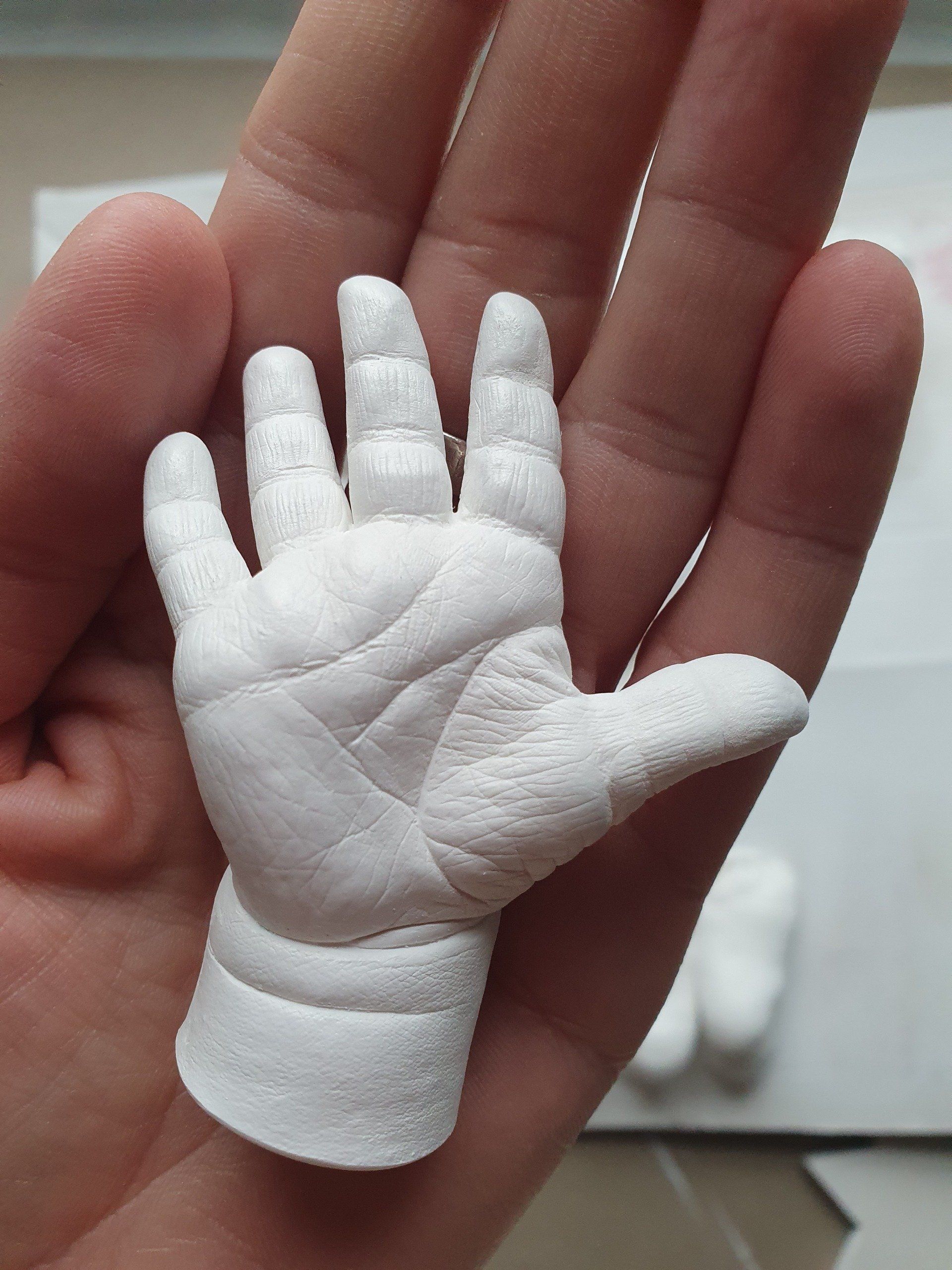 Handabdruck Baby, Gipsabdruck Baby, 3D Abdruck babyhand