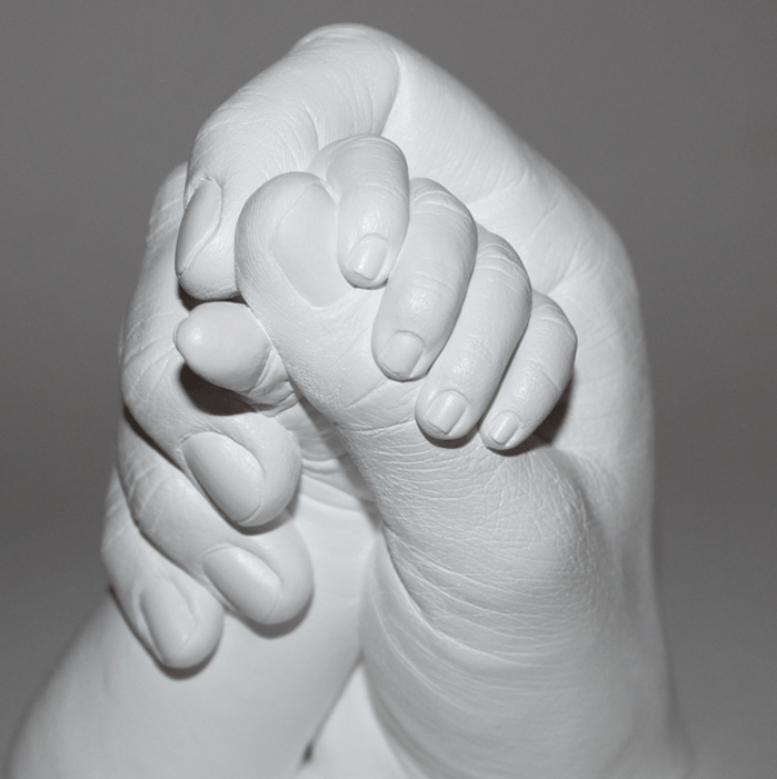 Gipshand Baby, Handabdruck Baby, Mama Kind Abdruck