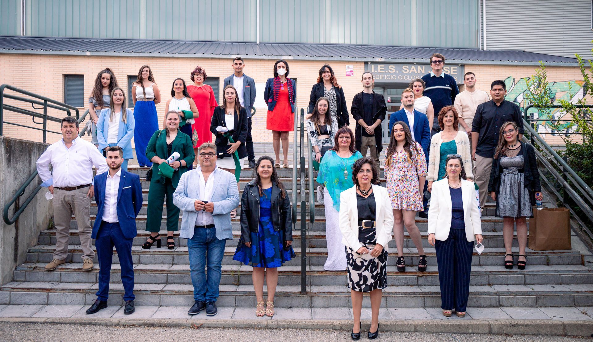 Sesión de fotos de graduación