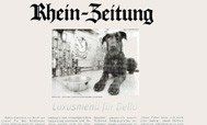 Das Bild zeigt einen Ausschnitt eines Presseartikels über Dinner for Dogs