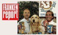 Das Bild zeigt einen Ausschnitt eines Presseartikels über Dinner for Dogs