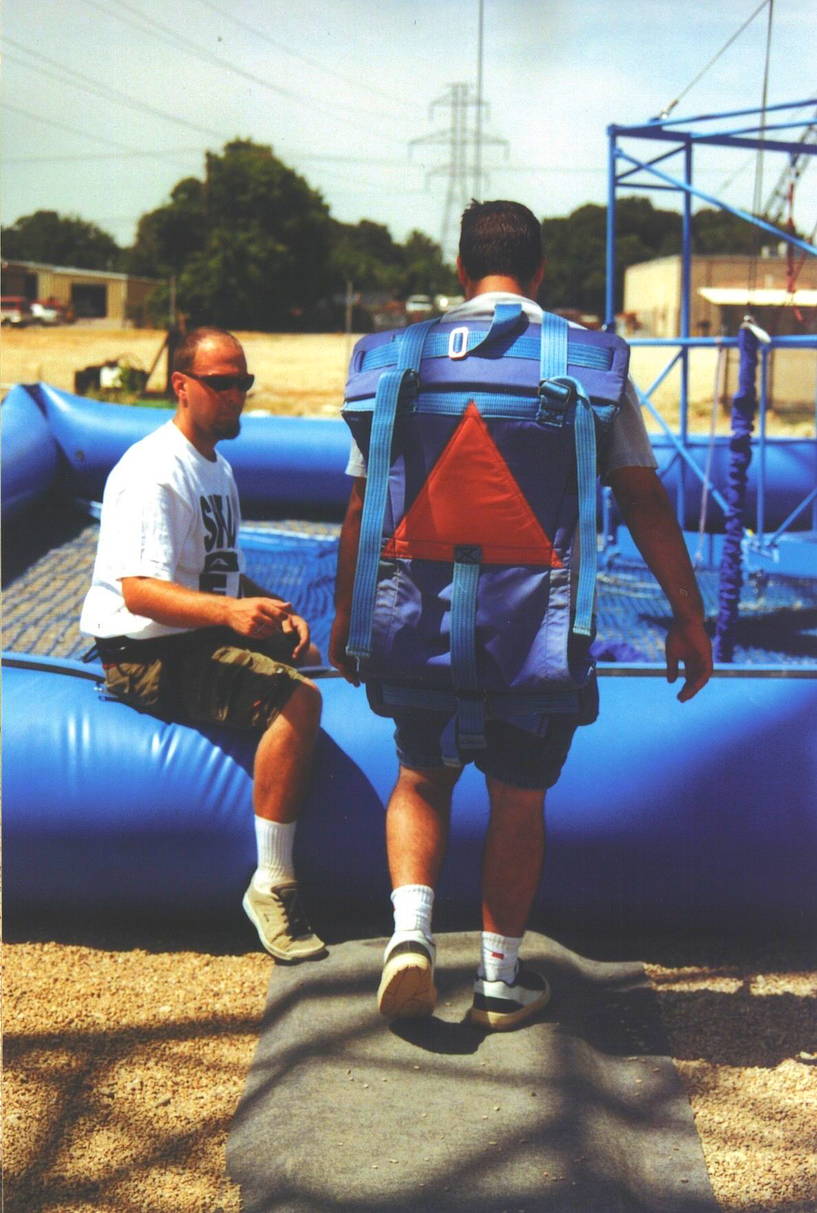 SCAD free fall harness