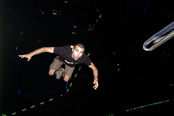 SCAD freestyle fall at night