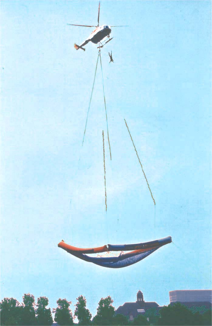 No parachute jump from helicopter