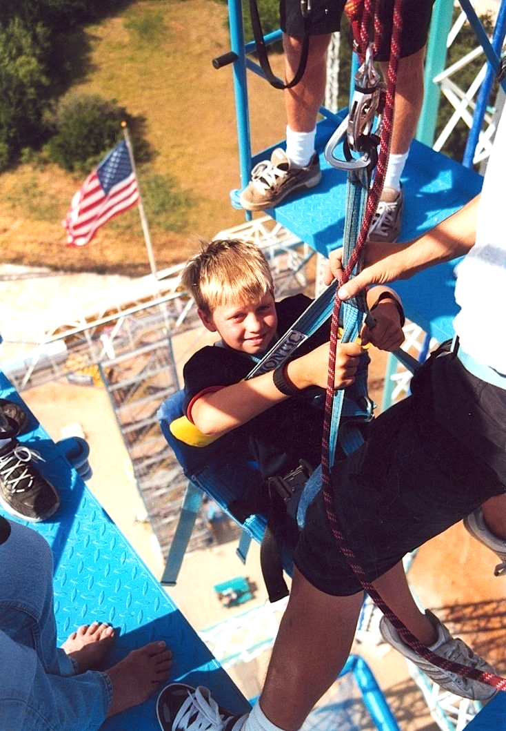 Little boy before SCAD free fall