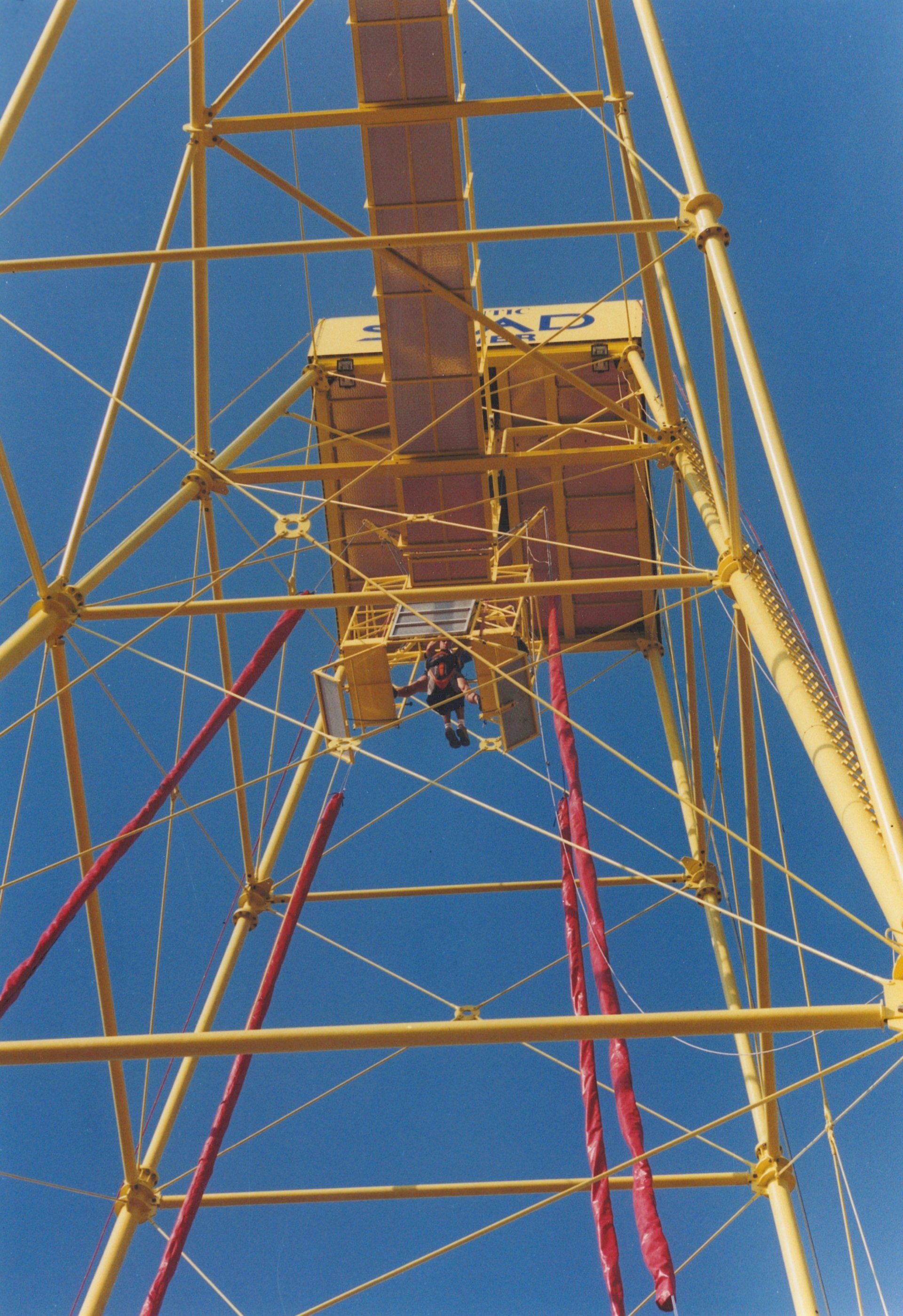 SCAD free fall release inside tower
