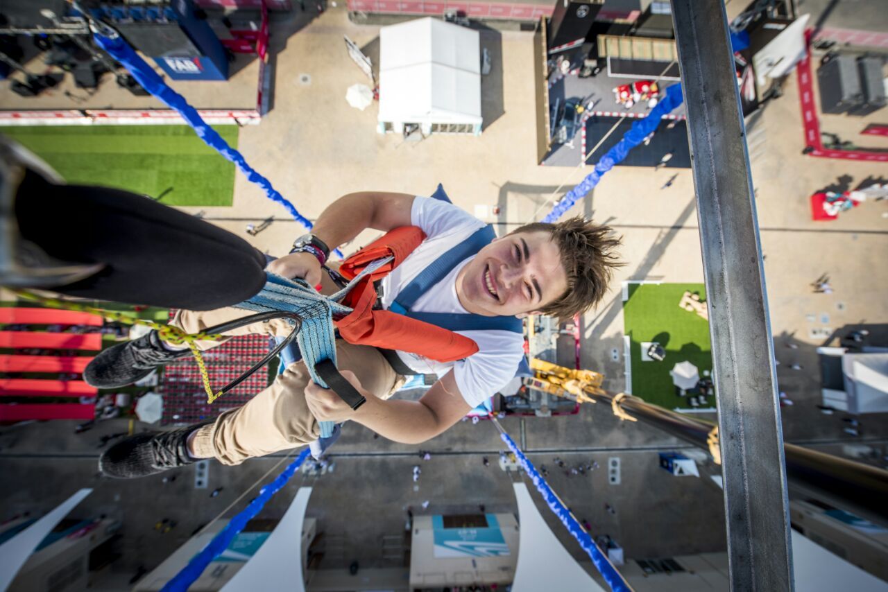 SCAD Diver before release into free fall