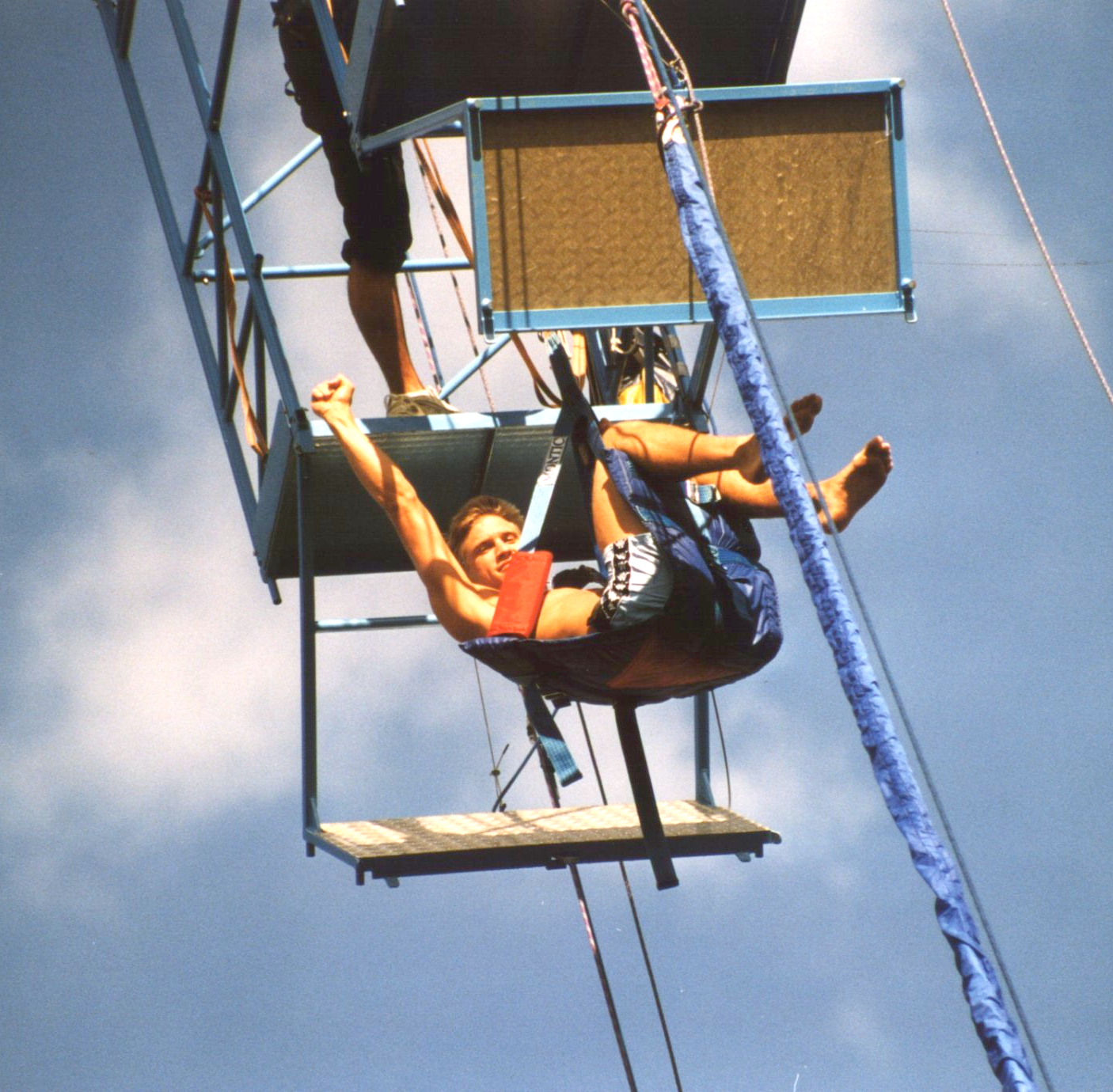 SCAD free fall in board shorts