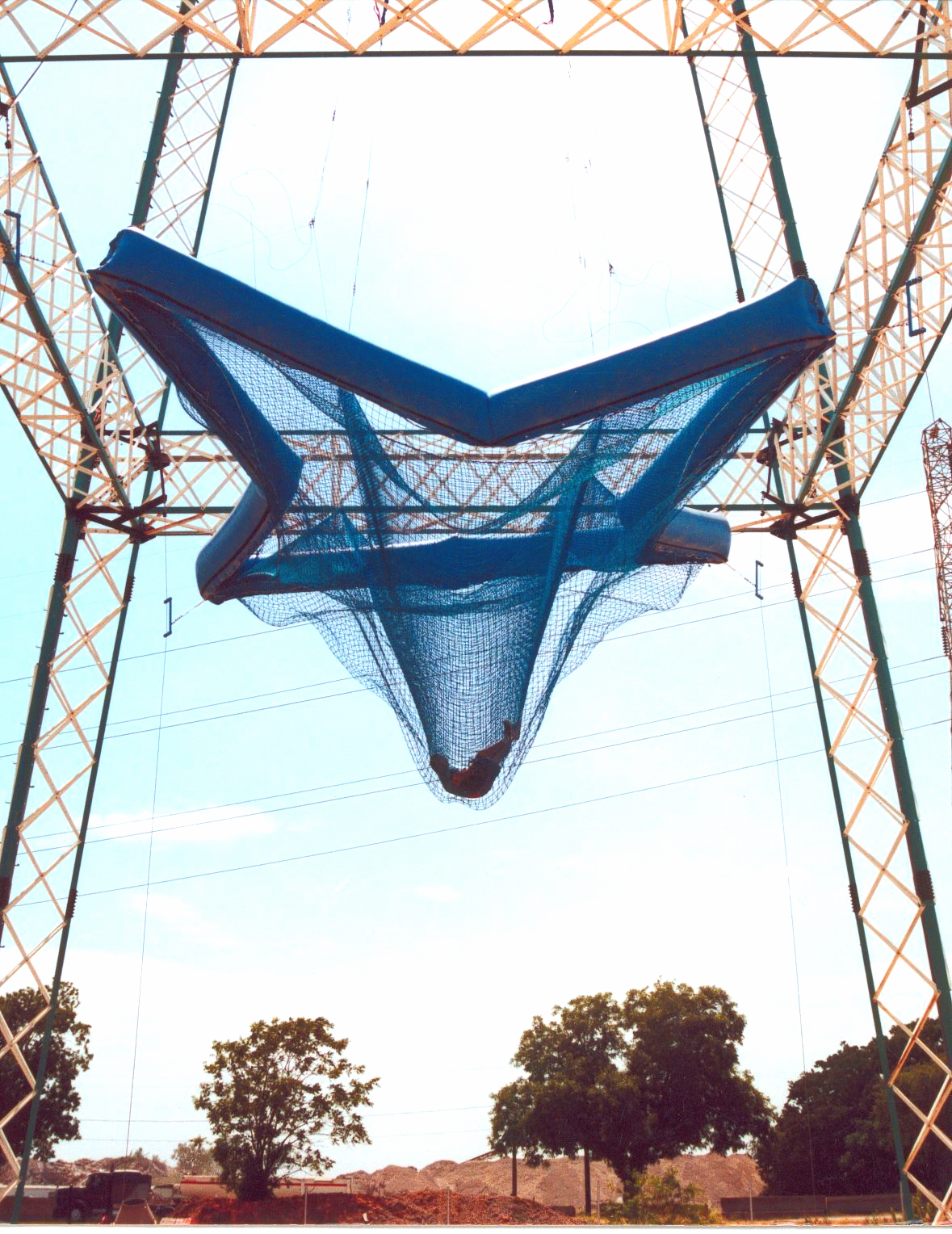 SCAD net landing after free fall