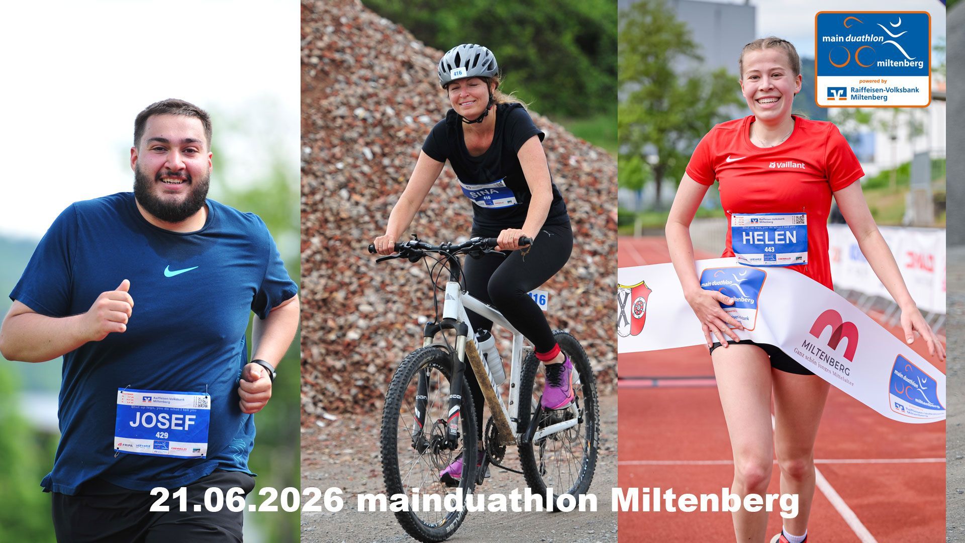 Erlebe die Faszination Cross-Duathlon in Miltenberg.