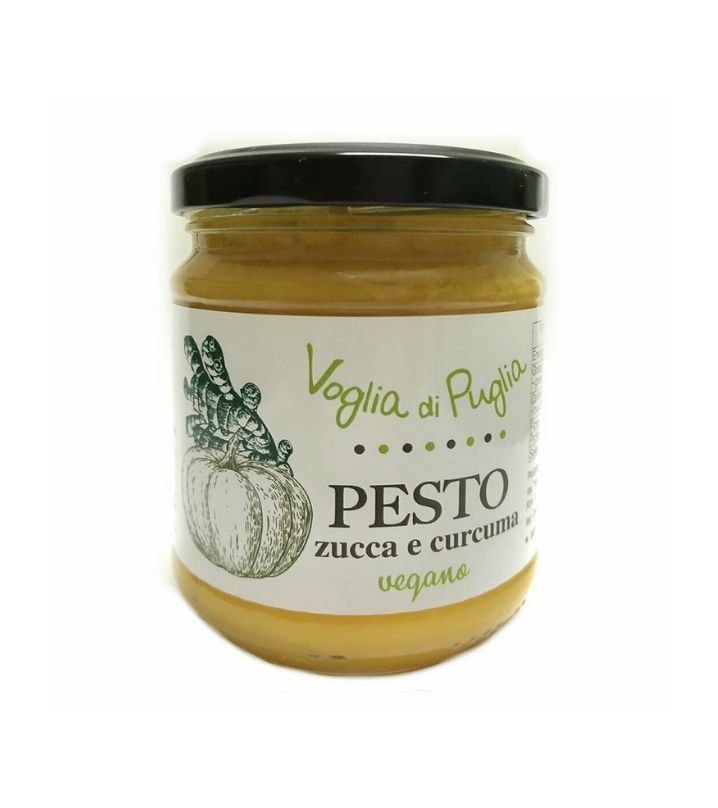 Pesto di Zucca e Curcuma Vegan Voglia di Puglia
