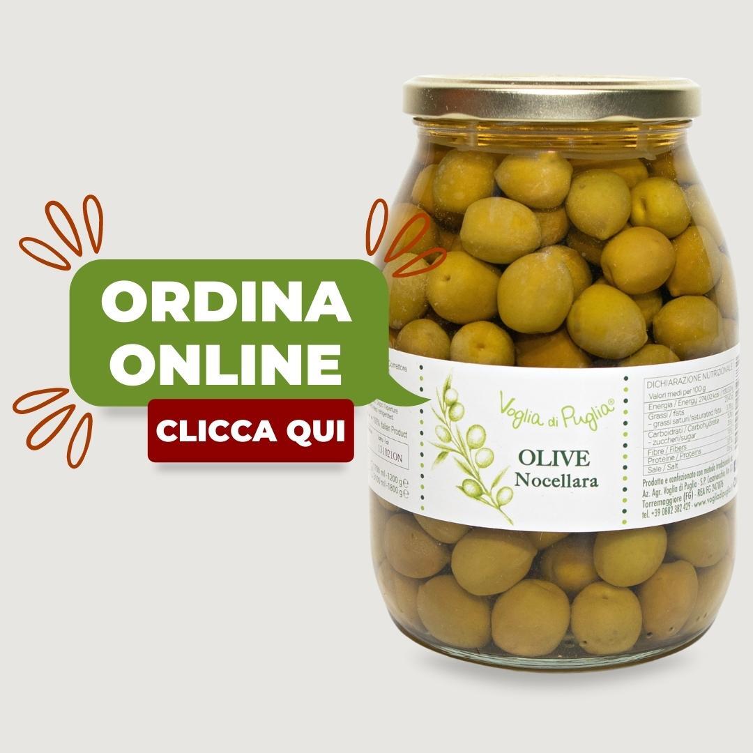 Acquista le nostre olive di nocellara pugliesi