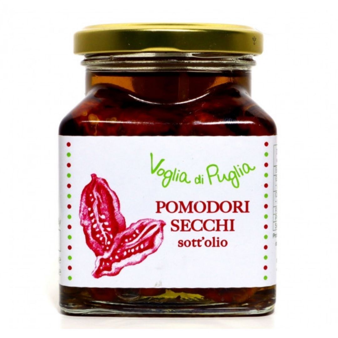 Voglia Di Puglia Pomodori Secchi Pugliesi Sottolio In Olio Extravergine D'oliva