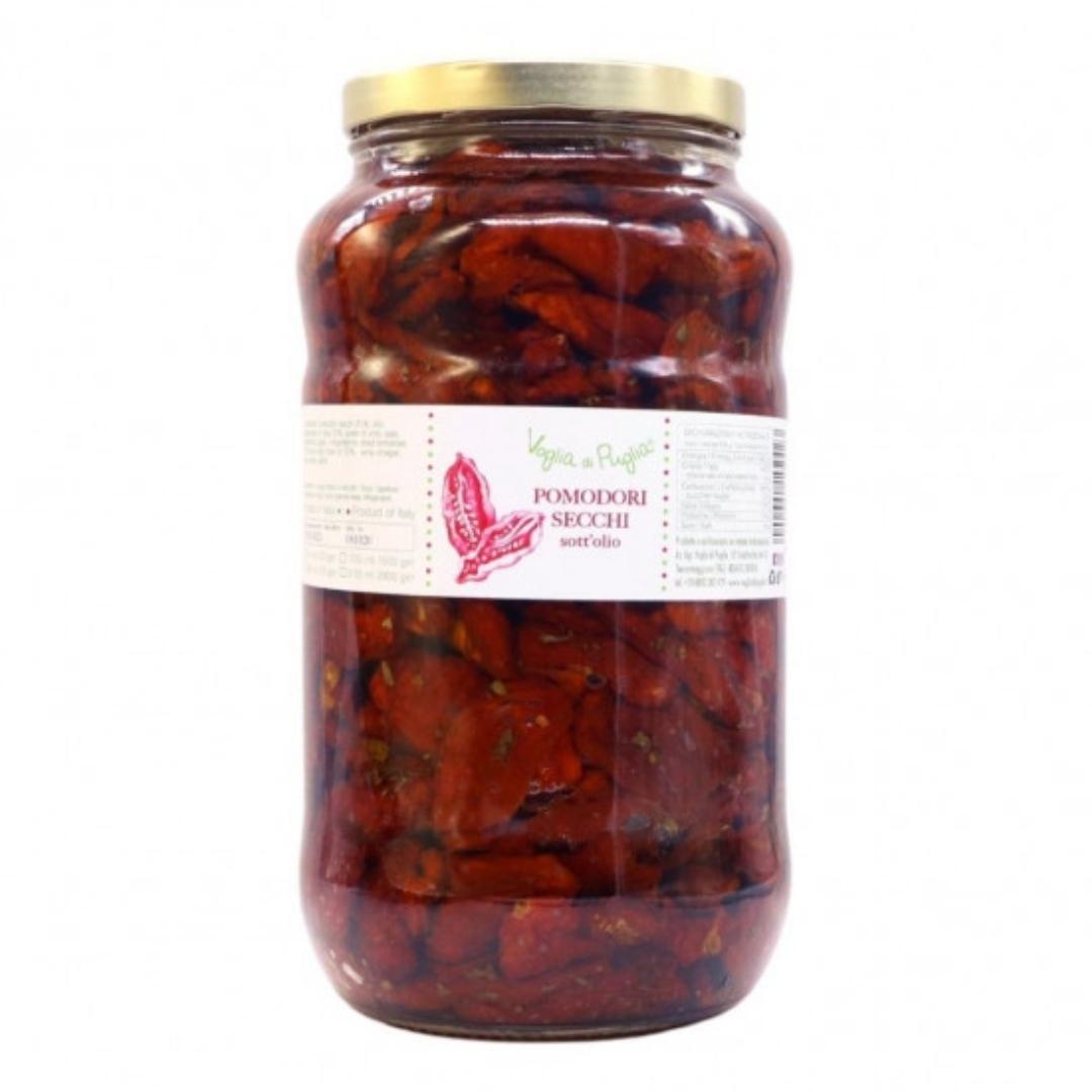 Voglia Di Puglia Pomodori Secchi Pugliesi Sottolio In Olio Extravergine D'oliva 1,5 Kg