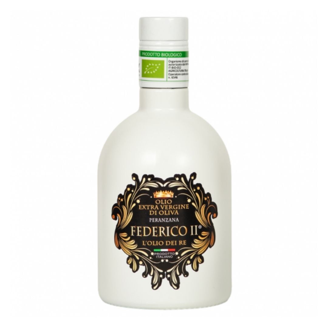 Voglia Di Puglia Federico II Olio Extravergine D'oliva Monocultivar Peranzana 500 Ml