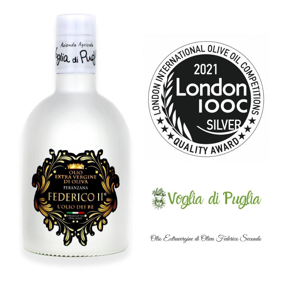 Azienda nata nel 2000 con imprenditoria femminile trasformata due anni dopo in azienda agricola a filiera corta in quanto la maggior parte dei prodotti sono coltivati nei nostri terreni. Lo scopo del London International Quality Olive Oil Competition è informare gli olivicoltori, i produttori di olio, i frantoi, i trasformatori e i rivenditori, che distribuiscono legalmente i loro prodotti standardizzati, per preservare e migliorare la qualità del loro prodotto di marca promuovendo olive di alta qualità olio in ogni aspetto dello spettro del suo uso e consumo. London International Quality Olive Oil Competition Olio Extravergine di Oliva Peranzana ederico Secondo