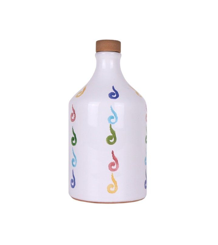 Olio Extravergine Di Oliva Orcio In Ceramica Idea Regalo Selezione Monovarietale Peranzana 500 Ml La Peranzana è una varietà di ulivo coltivata in una zona particolare dell'Alto Tavoliere della Puglia. è un olio unico, dal sapore intenso con molteplici bouchè di profumi, e fresche erbe aromatiche, gradevolmente morbido amabile dai bambini sin dalla piccola età. la ceramica pugliese patrimonio italiano, perfetto come oggetto da decoro, è eccellente anche per la lunga conservazione del nostro olio extravergine.