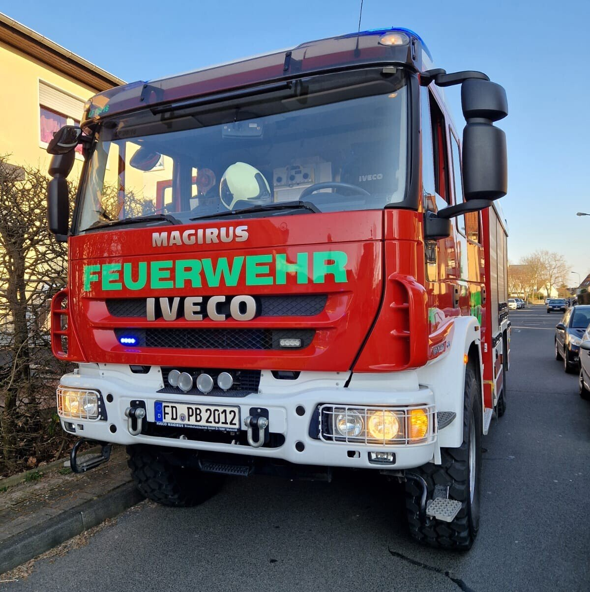 LF 20/16 Feuerwehr Petersberg-Mitte im Brandeinsatz LF 20/16 Feuerwehr Petersberg-Mitte im Brandeinsatz. Foto: M. Vogel