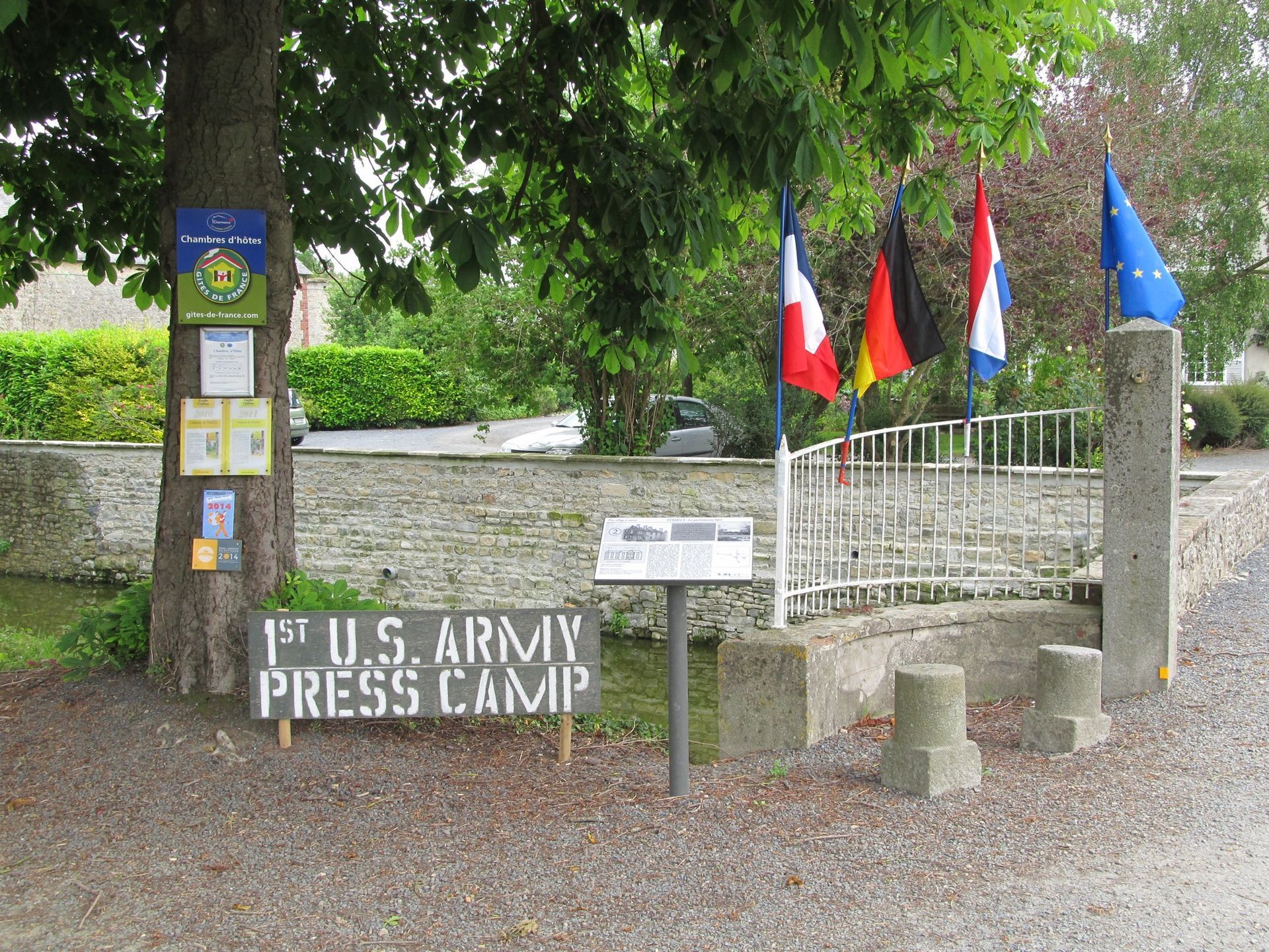 Entrance to the Château de Vouilly