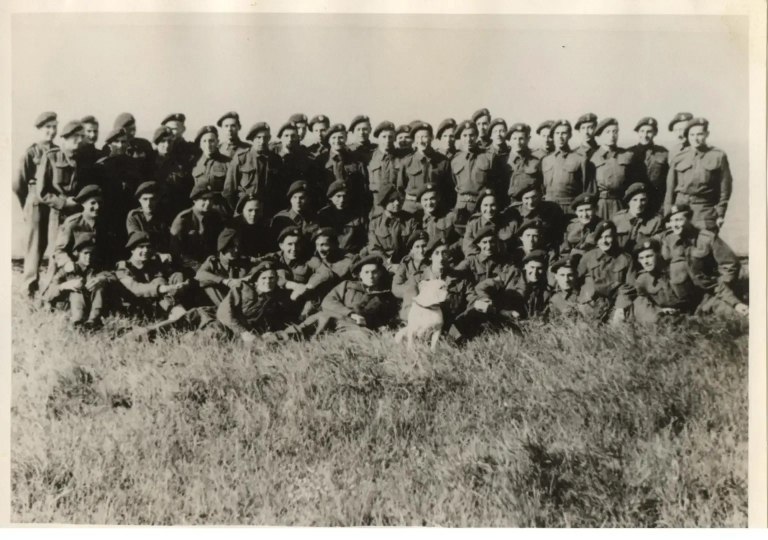 Group photo No. 3 Troop (X-Troop) of No. 10 Inter-Allied Commando