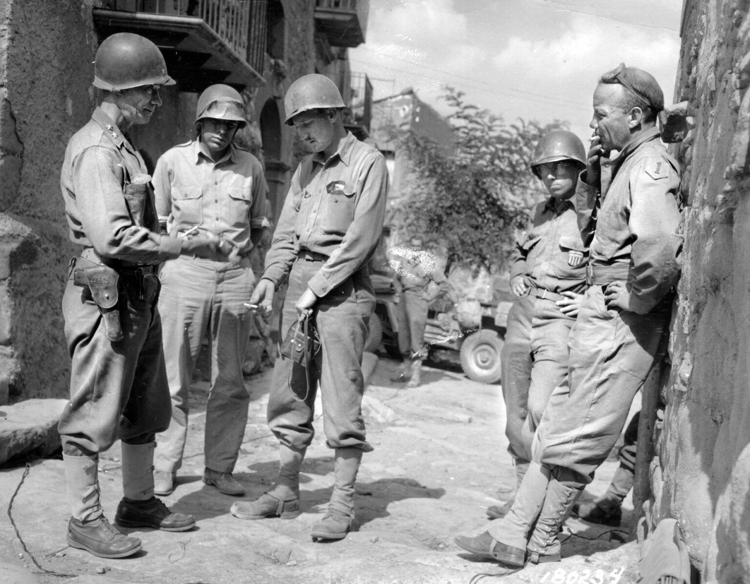 Brigadier General Roosevelt in Sizily