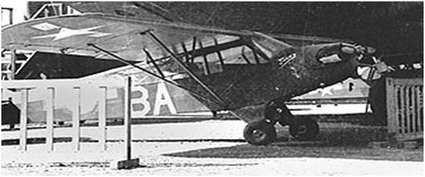 The Piper Cup that crashed and killed Liz Richardson and her pilot