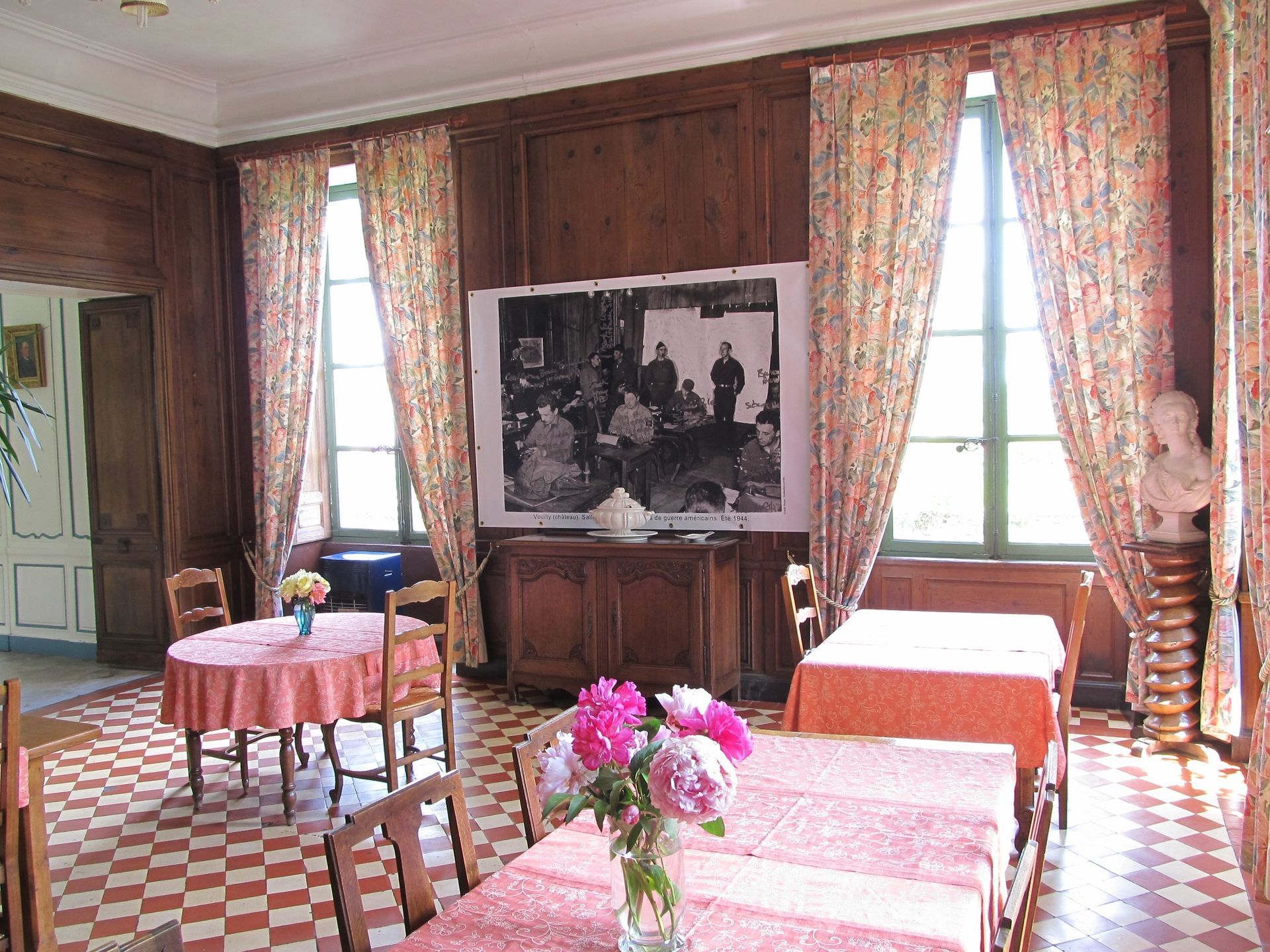 Working room of the press