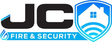 JC FIRE AND SECURITY LOGO, Covering Torbay, Newton abbot, Devon, Cornwall and somerset