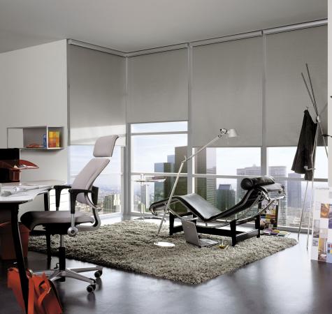 Cortina, enrollable, blackout