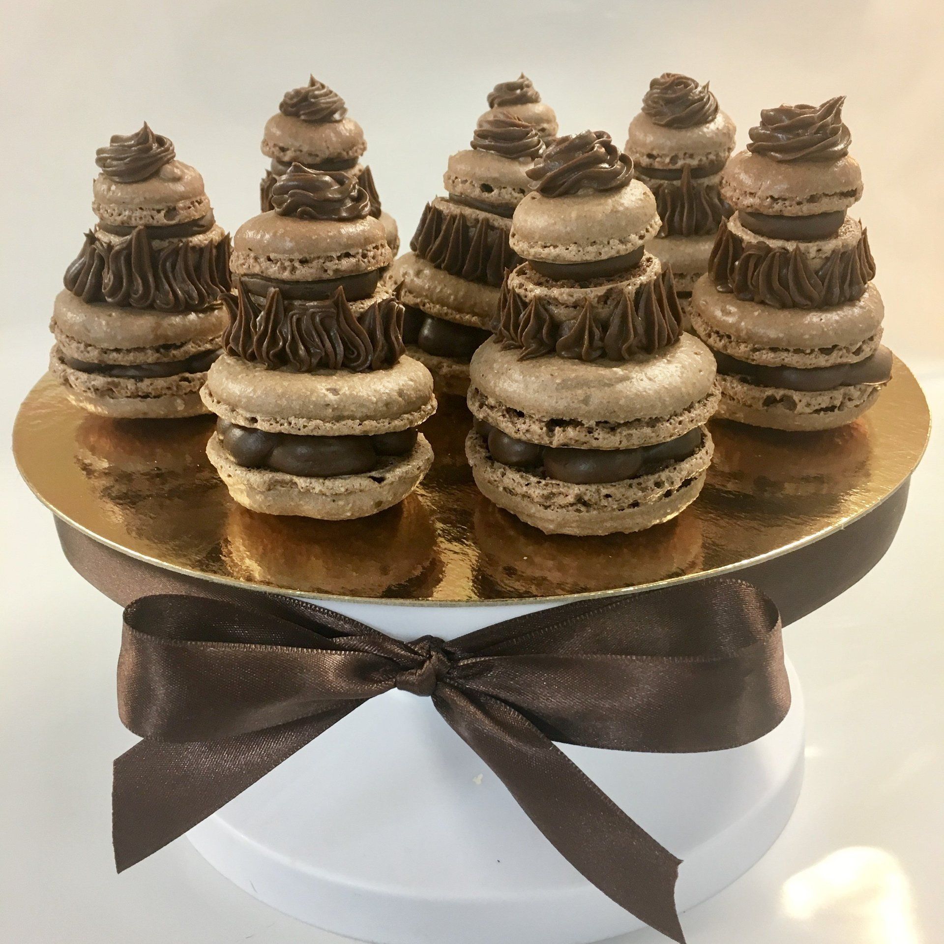 Religieuses en macarons Religieuses en macarons chocolat