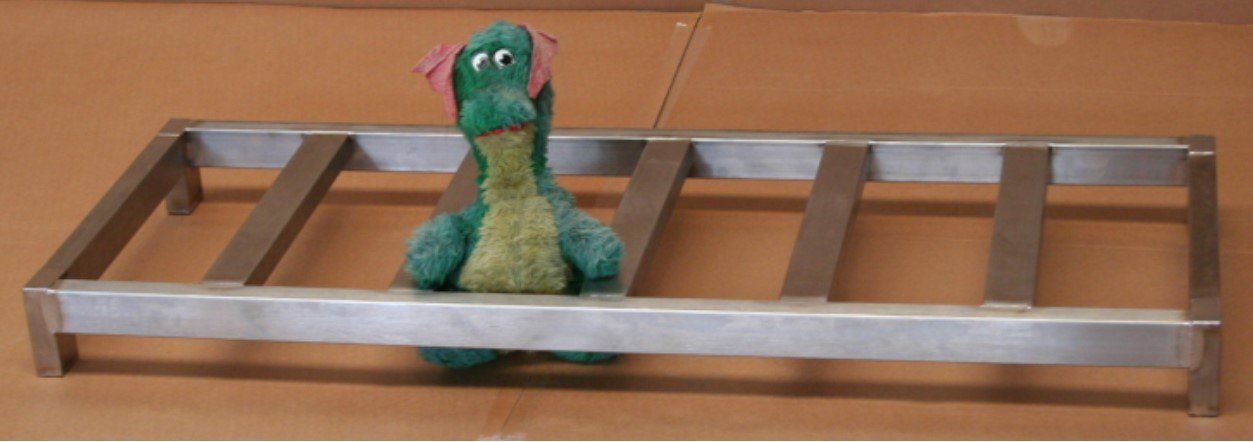 Palettes de stockage en inox Palettes de stockage en inox, étagères bas