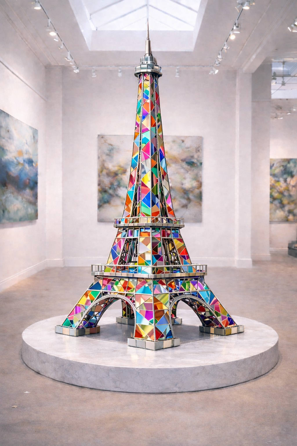 THE COLOR TOWER WITH GLASS AND MIRRORS