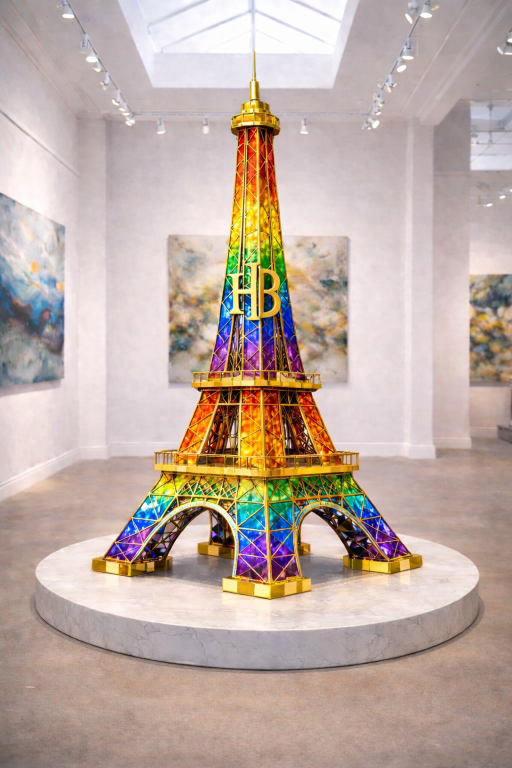 THE COLOR TOWER WITH GLASS AND MIRRORS