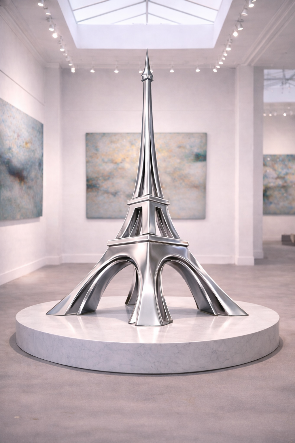 THE SIVER TOWER WITH GLASS AND MIRRORS