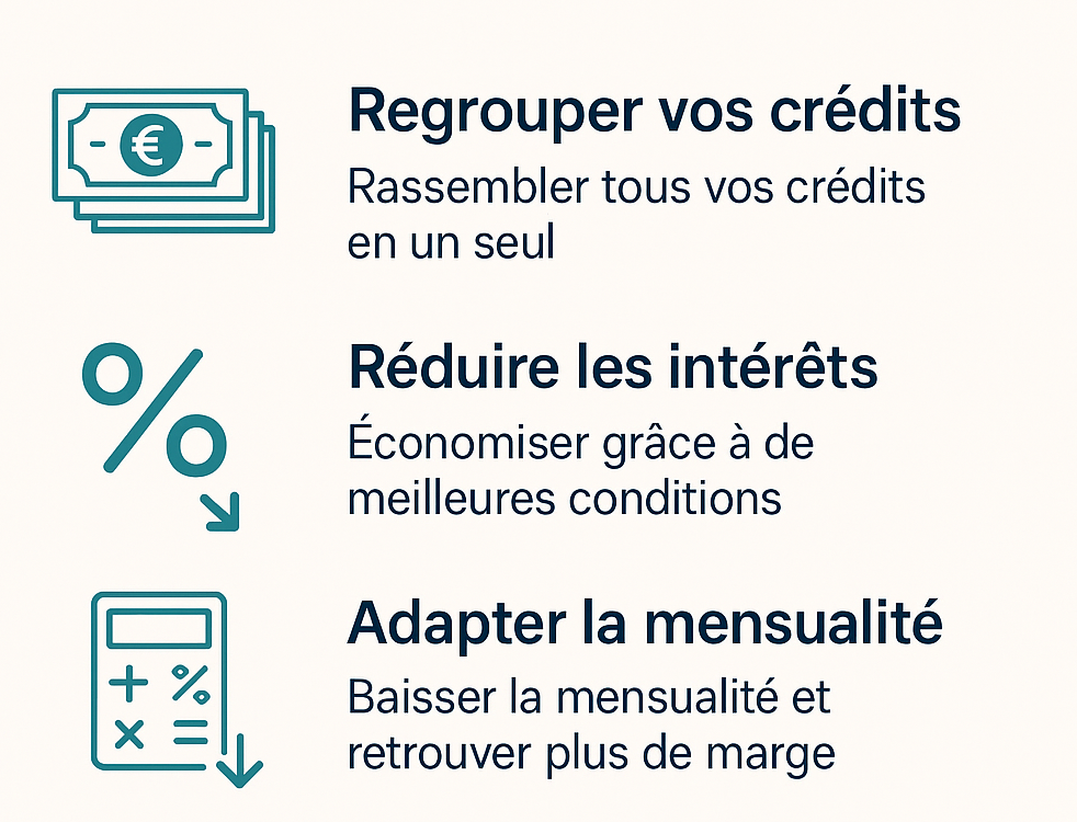 Négociation de prêt immobilier et rachat de crédits