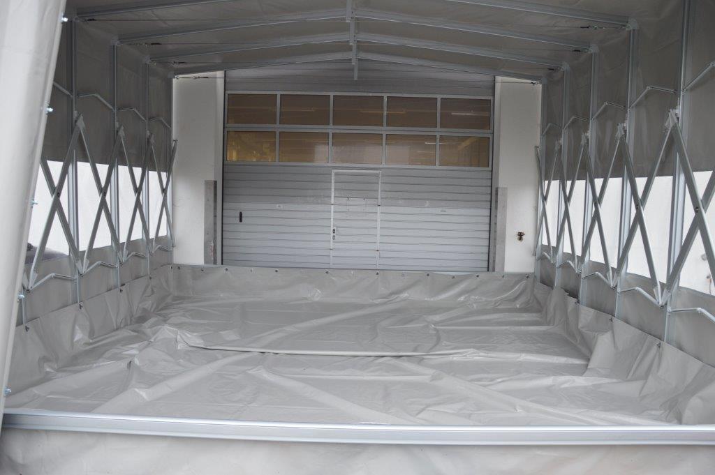 mobile Cargo-Garage, Lagerhalle, Industriehalle, faltbar