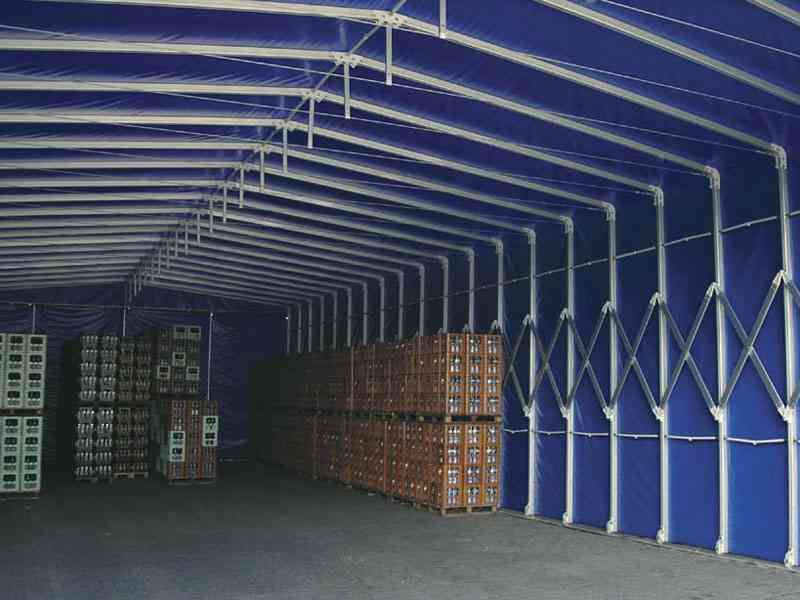 Leichtbauhalle faltbar