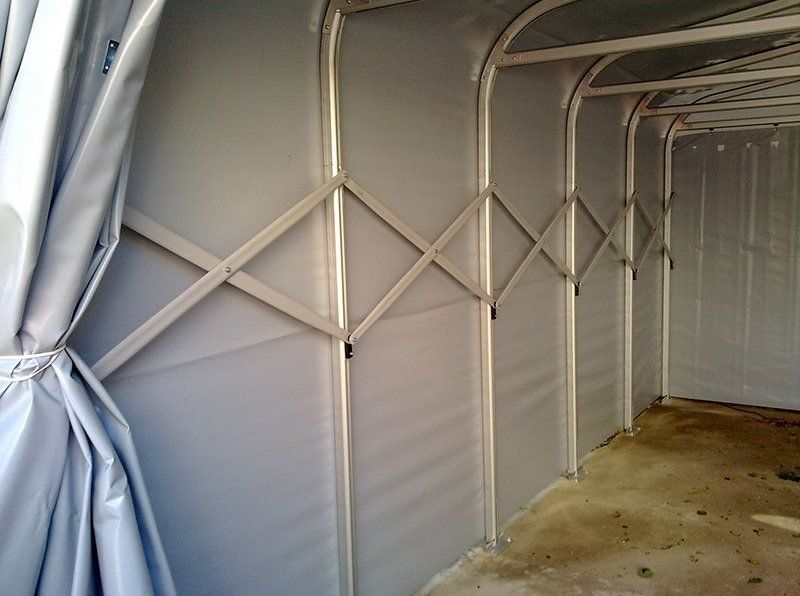 Doppelgarage, Garage, Carport, Schutz, faltbar