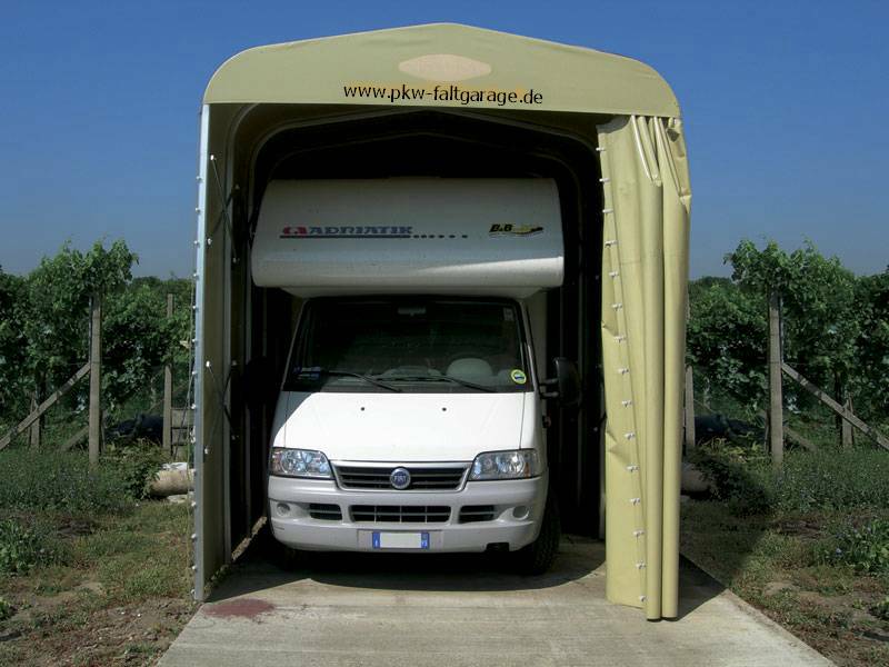 Caravan-Garagen, halbseitige Überdachungen, Poolüberdachungen, Kleingaragen