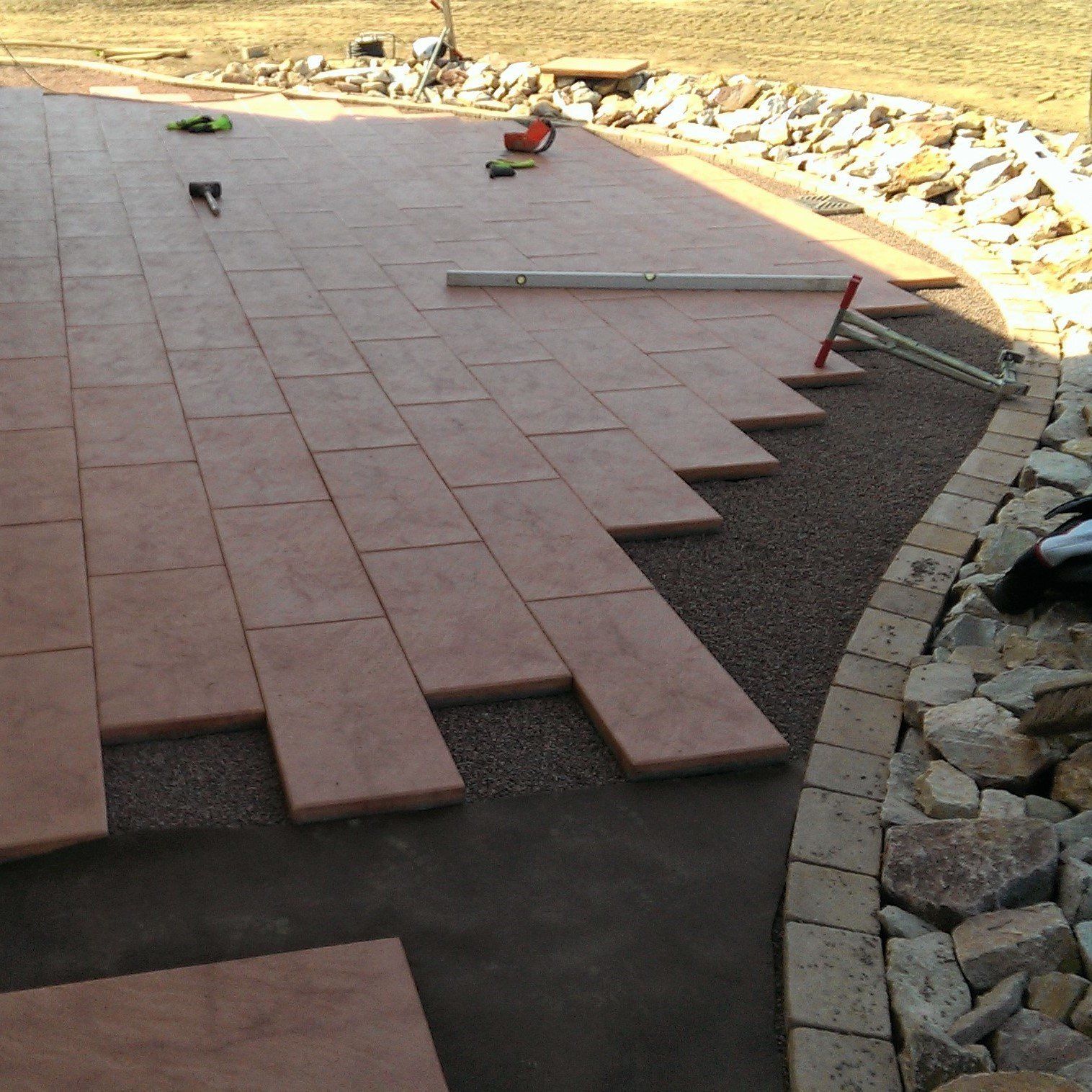 Terrassen Platten Garten Gestaltung