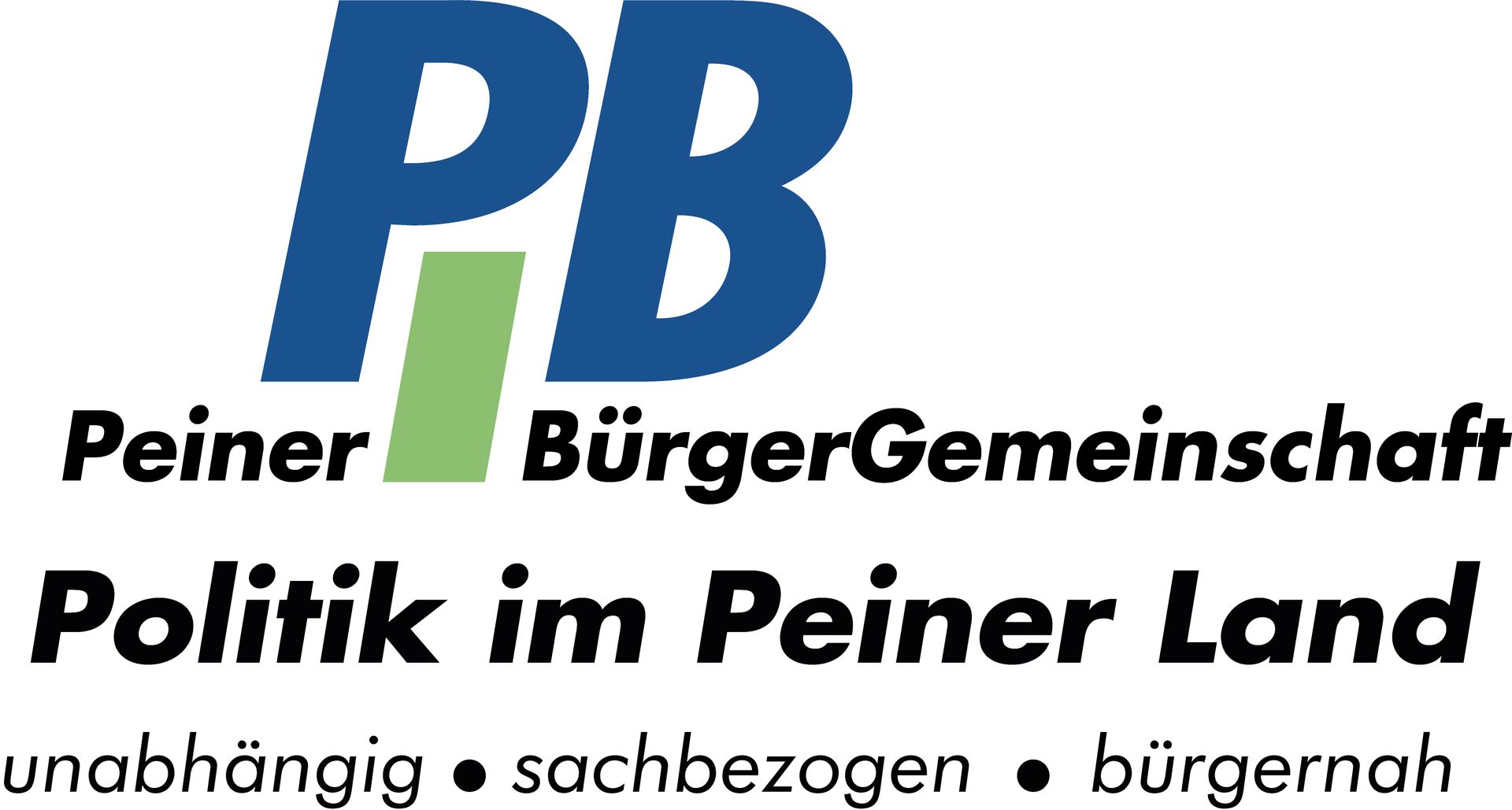 Logo Freie Wähler Peiner Land Peiner BürgerGemeinschaft